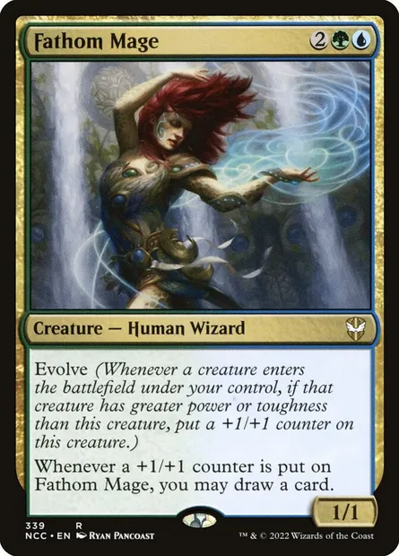 Fathom Mage, Magic card NCC 339 — New Capenna Commander set