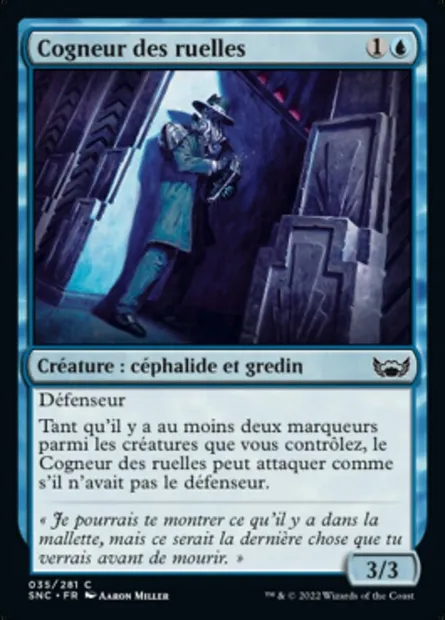 Cogneur des ruelles, carte Magic SNC 35 — extension Les rues de la Nouvelle-Capenna