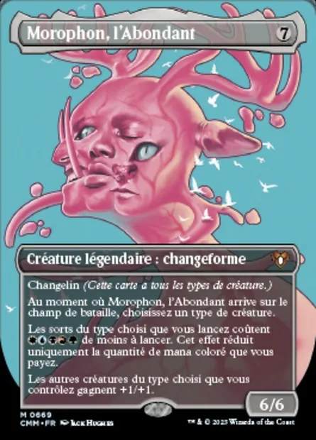 Morophon, l'Abondant, carte Magic CMM 669 — extension Commander Masters