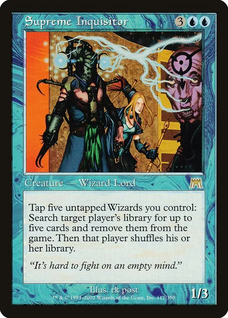 Supreme Inquisitor, Magic card ONS 117 — Onslaught set
