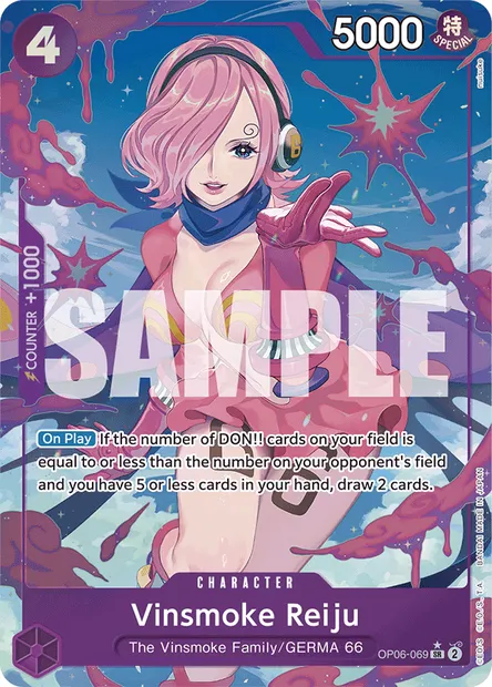 Vinsmoke Reiju, One Piece card OP06-069 — WINGS OF THE CAPTAIN set