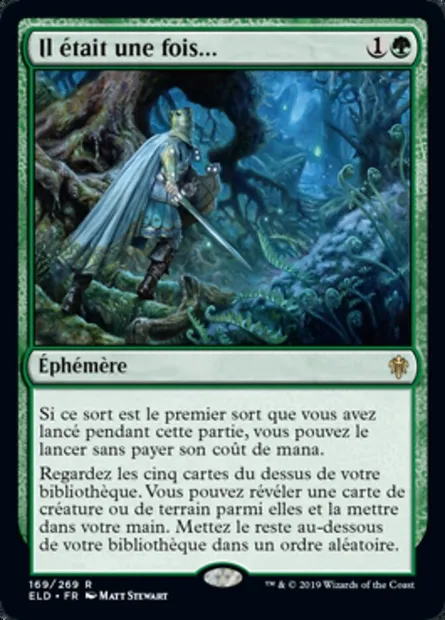 Il était une fois..., carte Magic ELD 169 — extension Throne of Eldraine