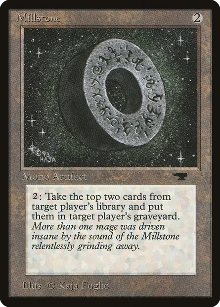 Millstone, Magic card ATQ 56 — Antiquities set