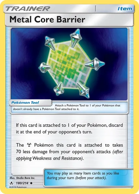 Metal Core Barrier, Pokémon card UNB 180 — Unbroken Bonds set