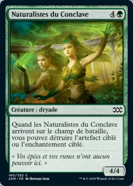 Naturalistes du Conclave, carte Magic 2XM 160 — extension Double Masters