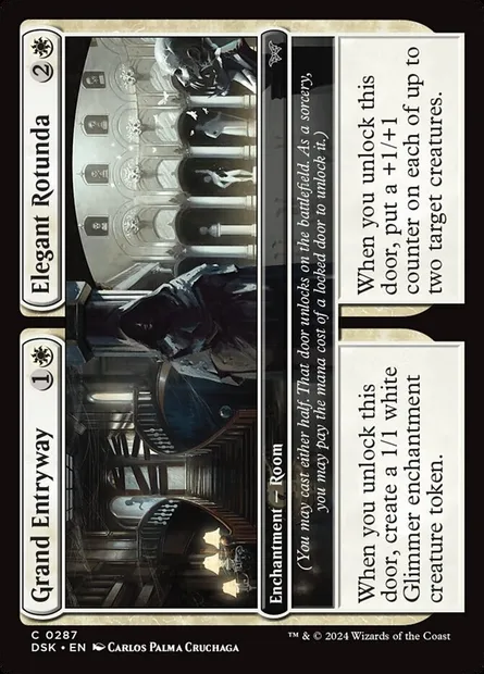 Grand Entryway // Elegant Rotunda, Magic card DSK 287 — Duskmourn: House of Horror set