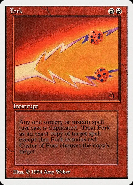 Fork, Magic card SUM 153 — Summer Magic / Edgar set