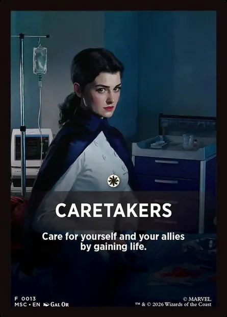 Caretakers, Magic card FMSC 13 — Marvel Super Heroes Jumpstart Front Cards set