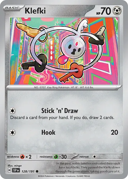 Klefki, Pokémon card SSP 128 — Surging Sparks set