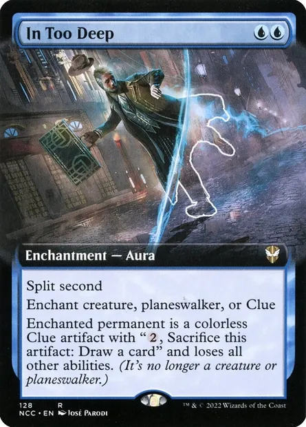 In Too Deep, Magic card NCC 128 — New Capenna Commander set