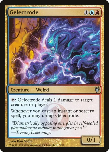 Gelectrode, carte Magic DDJ 5 — extension Duel Decks: Izzet vs. Golgari