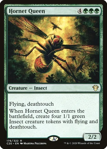 Hornet Queen, Magic card C20 176 — Commander 2020 set