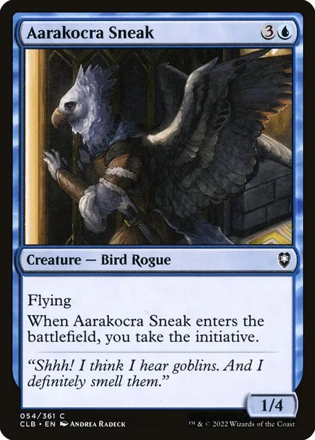 Aarakocra Sneak, Magic card CLB 54 — Commander Legends: Battle for Baldur's Gate set