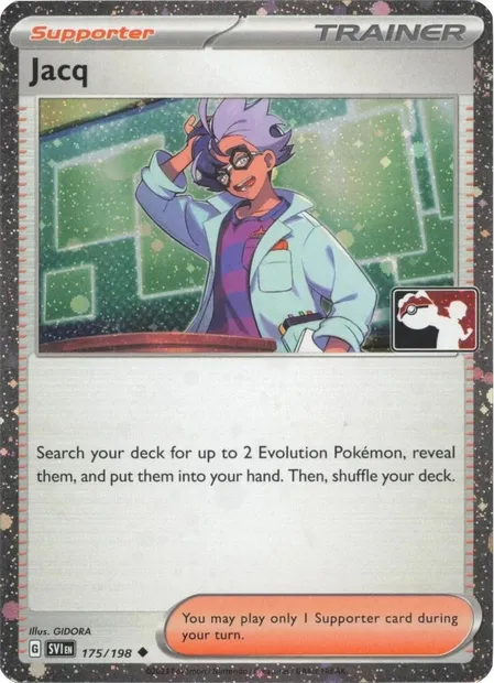Jacq, carte Pokémon PPS 175-2 — extension Play! Pokémon Prize Pack Series