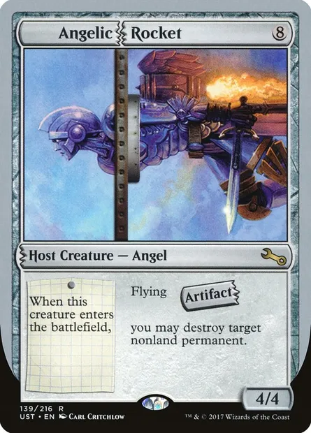 Angelic Rocket, Magic card UST 139 — Unstable set