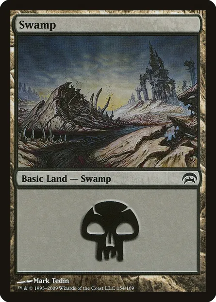 Swamp, Magic card HOP 154 — Planechase set