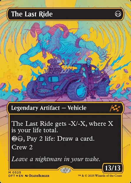 The Last Ride, Magic card DFT 525 — Aetherdrift set