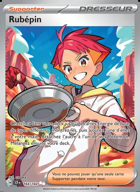 Rubépin, carte Pokémon SCR 164 — extension Couronne Stellaire