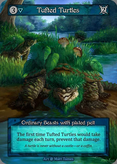 Tufted Turtles, Sorcery card BET 173 — Beta set