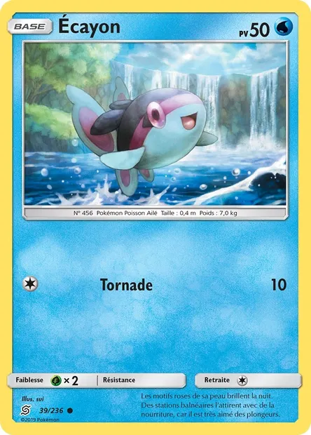 Écayon, carte Pokémon UNM 39 — extension Harmonie des Esprits