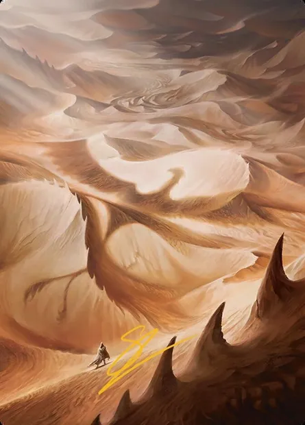 Plains // Plains, Magic card ATDM 30 — Tarkir: Dragonstorm Art Series set