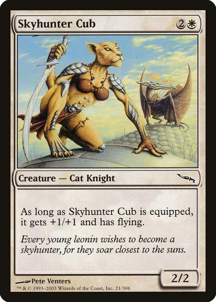 Skyhunter Cub, Magic card MRD 21 — Mirrodin set
