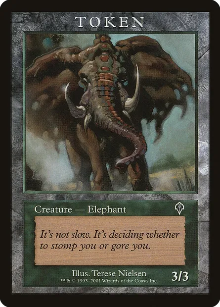 Elephant, carte Magic MPR 3 — extension Magic Player Rewards 2001