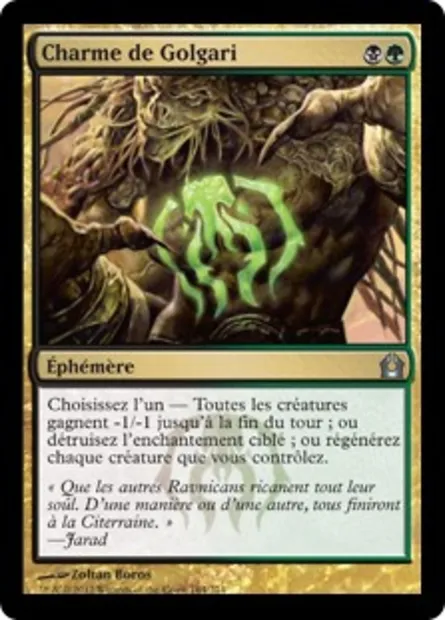 Charme de Golgari, carte Magic RTR 164 — extension Retour à Ravnica