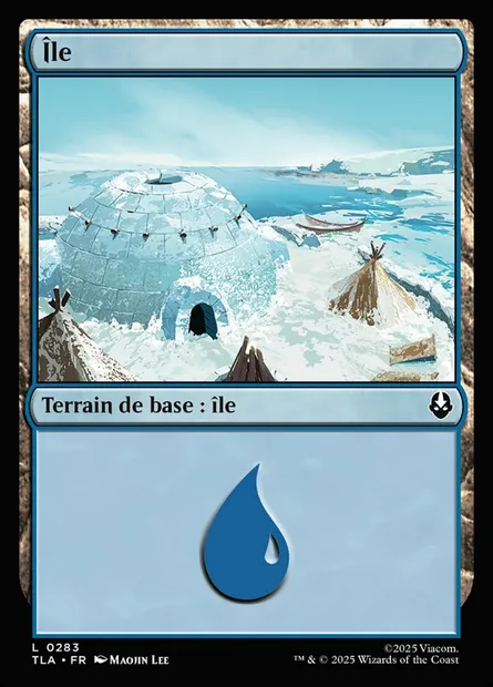 Île, carte Magic TLA 283 — extension Avatar: The Last Airbender