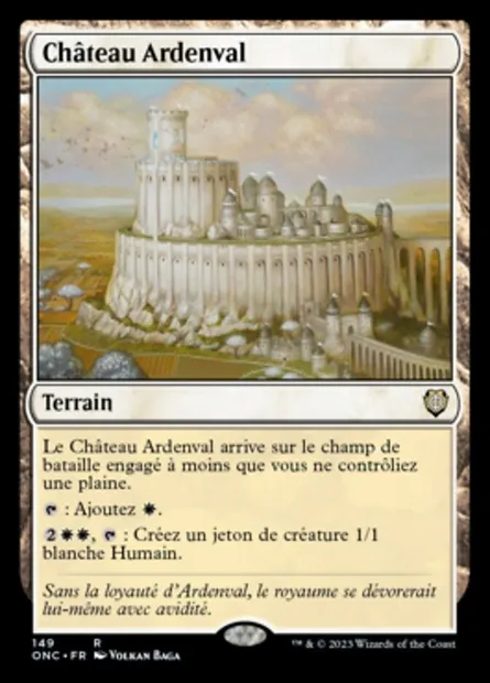 Château Ardenval, carte Magic ONC 149 — extension Phyrexia: All Will Be One Commander