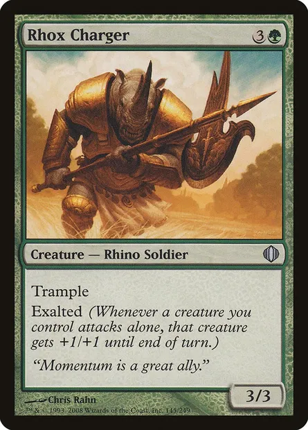 Rhox Charger, Magic card ALA 145 — Shards of Alara set