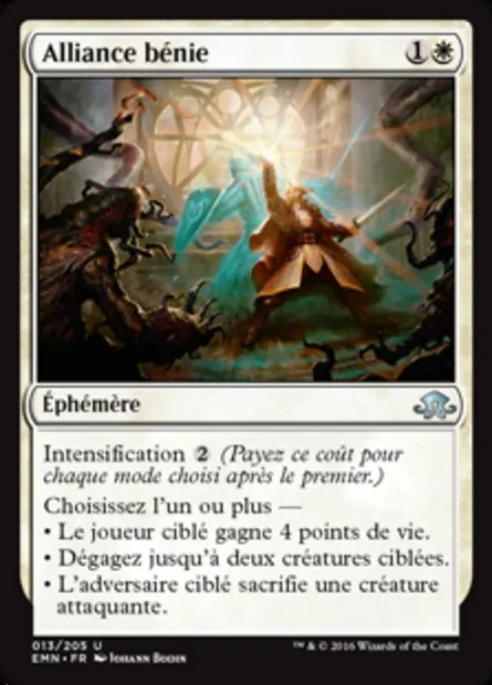 Alliance bénie, carte Magic EMN 13 — extension La lune hermétique