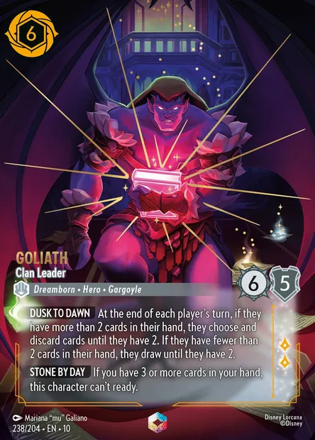 Goliath - Clan Leader, Disney Lorcana card CH10-238 — Whispers in the Well set