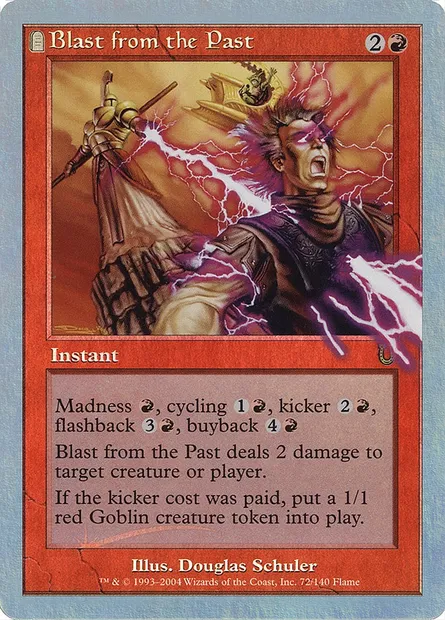 Blast from the Past, Magic card UNH 72★ — Unhinged set