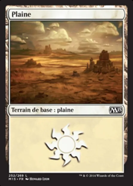 Plaine, carte Magic M15 252 — extension Magic 2015