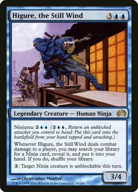 Higure, the Still Wind, Magic card PC2 18 — Planechase 2012 set