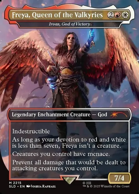 Iroas, dieu de la Victoire, carte Magic SLD 2215 — extension Secret Lair Drop