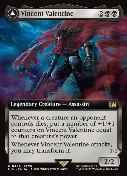 Vincent Valentine // Galian Beast, Magic card FIN 454 — Final Fantasy set