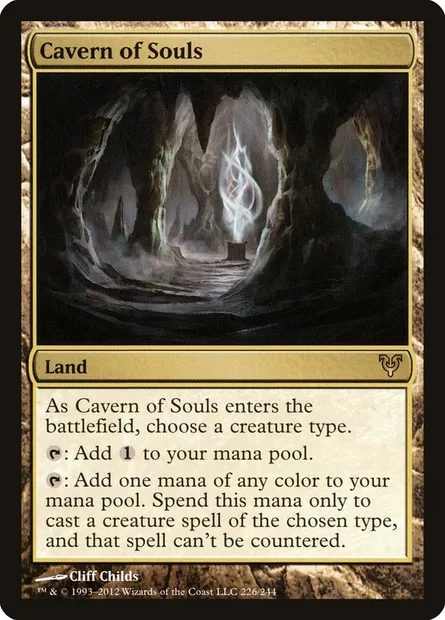 Cavern of Souls, Magic card AVR 226 — Avacyn Restored set