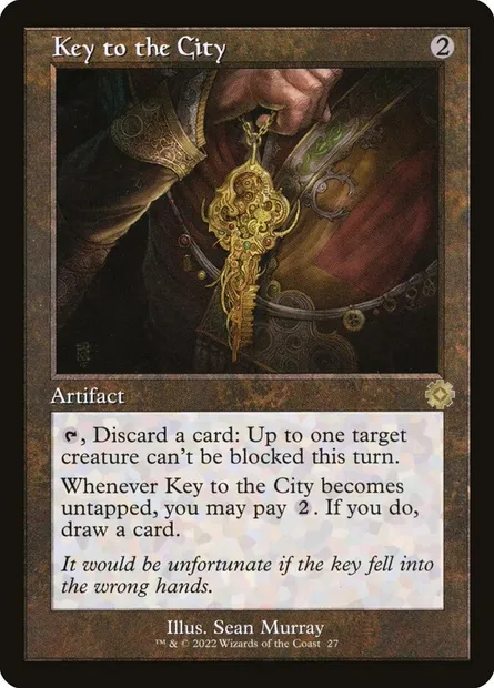 Key to the City, Magic card BRR 27 — The Brothers' War Retro Artifacts set