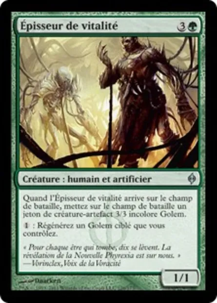 Épisseur de vitalité, carte Magic NPH 126 — extension La Nouvelle Phyrexia