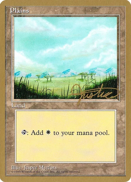 Plains, Magic card PTC mj365 — Pro Tour Collector Set set
