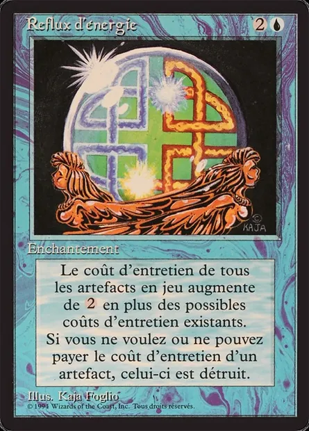 Energy Flux, Magic card FBB 57 — Foreign Black Border set