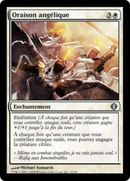 Oraison angélique, carte Magic ALA 3 — extension Les éclats d'Alara