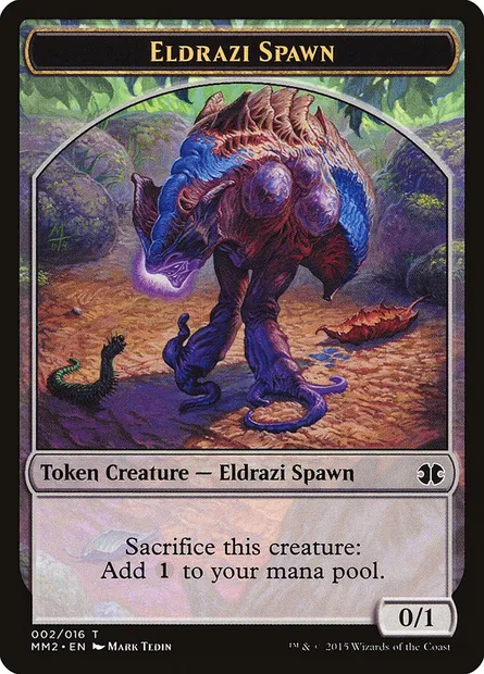 Eldrazi Spawn, Magic card TMM2 2 — Modern Masters 2015 Tokens set