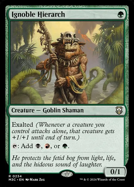 Ignoble Hierarch, Magic card M3C 234 — Modern Horizons 3 Commander set