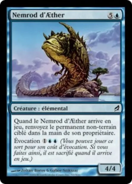 Nemrod d'Aether, carte Magic LRW 50 — extension Lorwyn