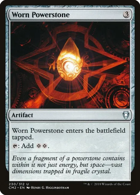 Worn Powerstone, Magic card CM2 230 — Commander Anthology Volume II set