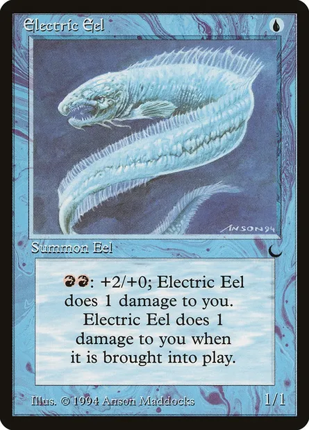 Electric Eel, carte Magic DRK 25 — extension The Dark
