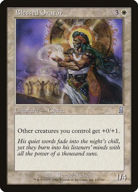 Blessed Orator, Magic card ODY 12 — Odyssey set